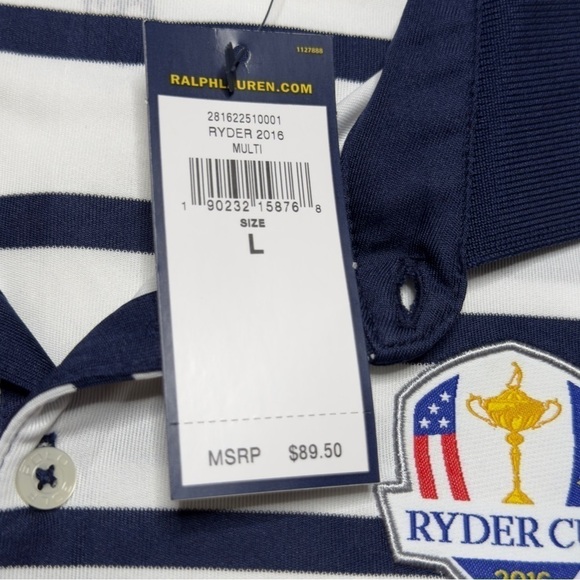 POLO GOLF RALPH LAUREN 2016 Ryder Cup Hazeltine Tailored Fit Womens Polo Shirt - Picture 3 of 7
